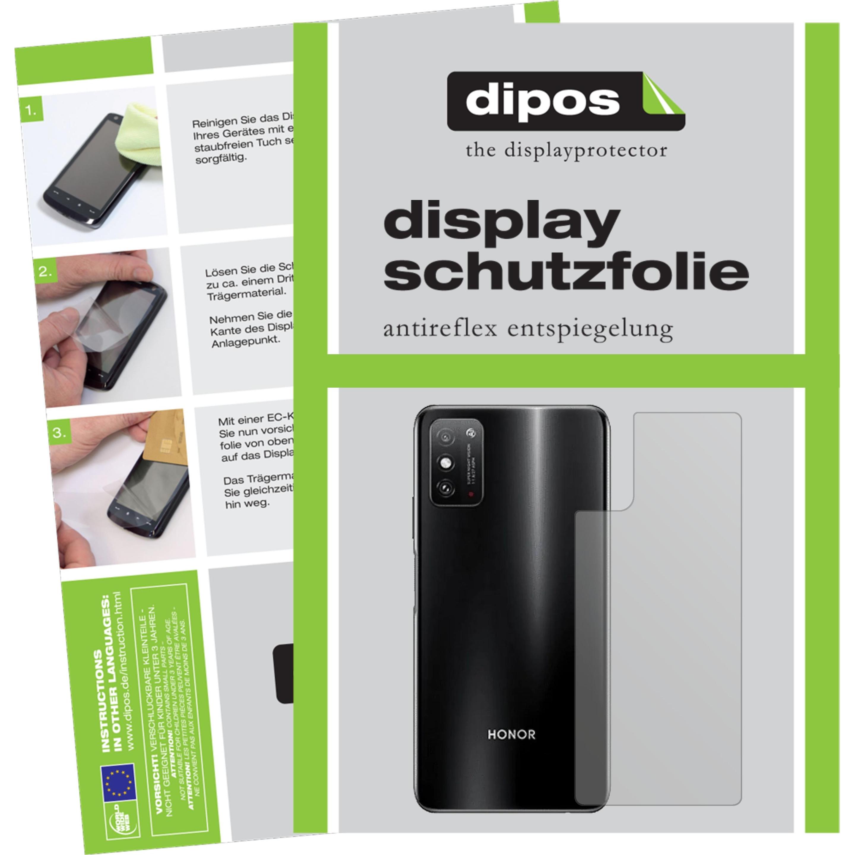Thumbnail - Dipos Displayschutzfolie Antireflex (5 Stück, Honor X10 Max), Smartphone Schutzfolie, Transparent