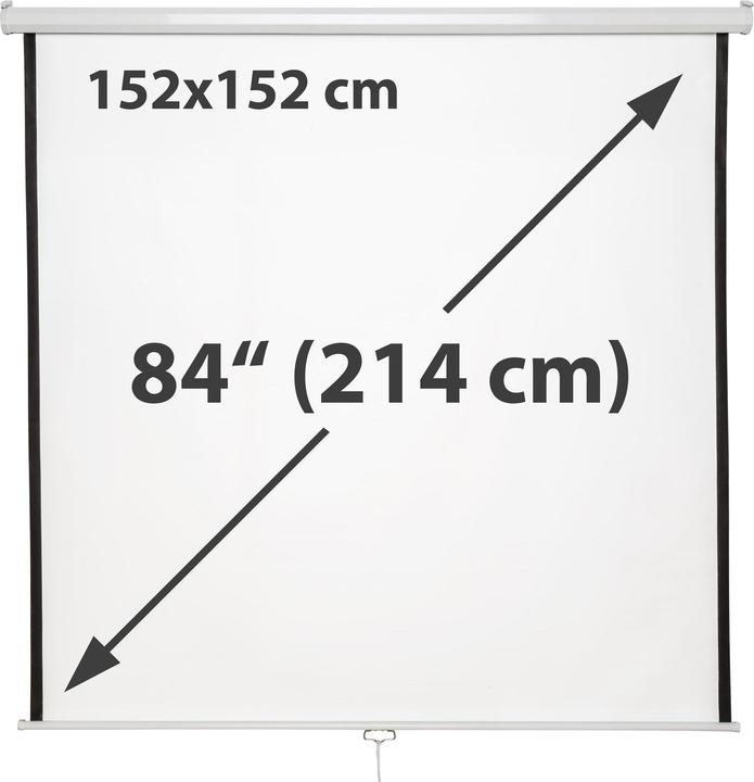 Actual product image tectake Rollo Beamer (84", 1:1)