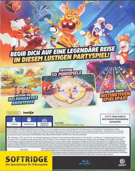Produktbild Ubisoft Rabbids: Party of Legends (PS4, DE)
