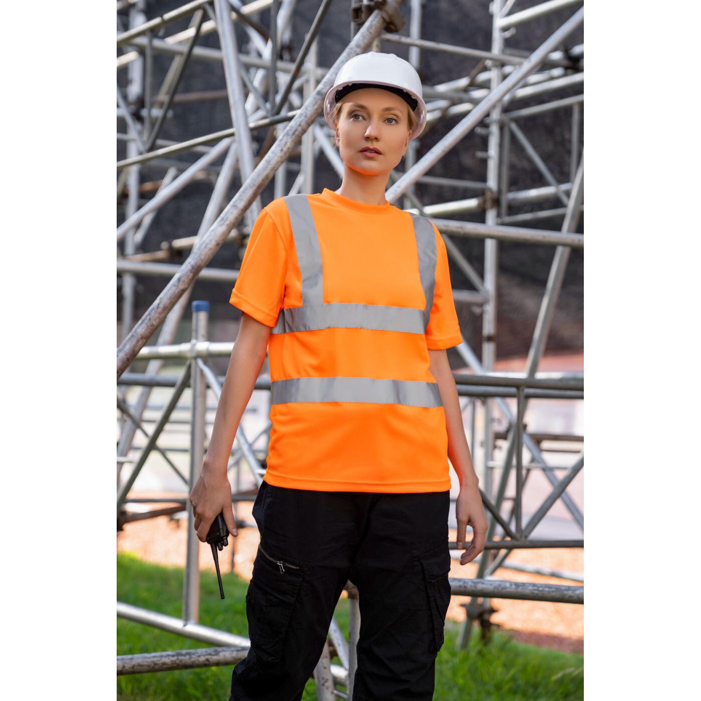 Thumbnail - Korntex, Warnweste + Warnshirt, Hi-Vis T-Shirt (S)