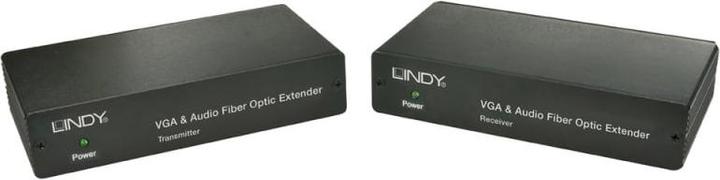 Lindy VGA + Audio LWL Extender 750m Local + Remote Unit