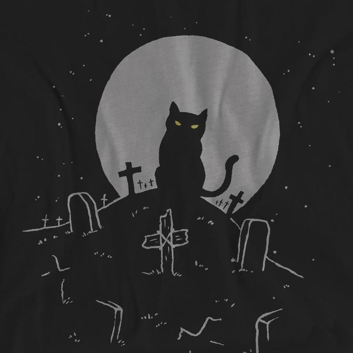 Produktbild Pet Sematary Cat With Tombstones TShirt (S)