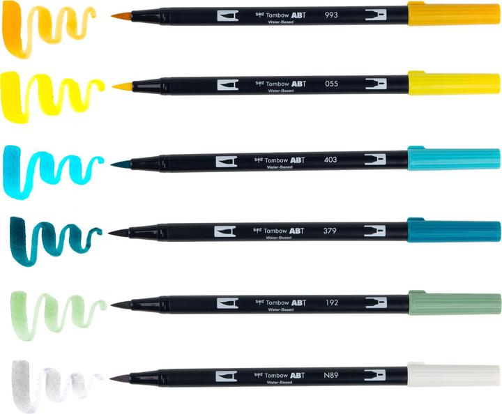 Produktbild Tombow Dual Brush Pen Etui (6x)