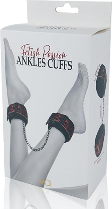 Actual product image Back to Basics Ankle cuffs-370226 Red One size fits all