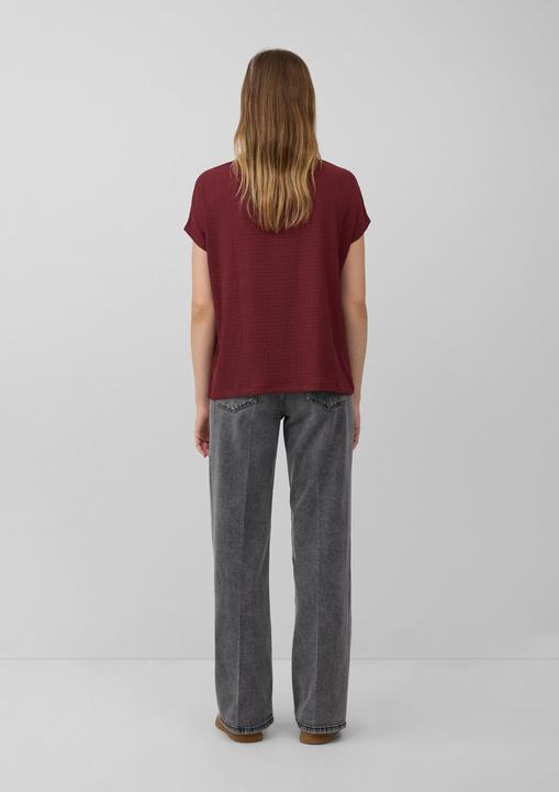 Immagine prodotto S.Oliver T-Shirt Strukturiertes T-Shirt im Relaxed Fit (44)