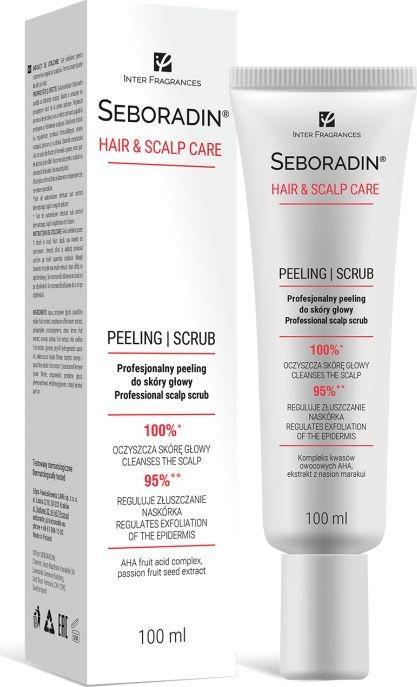 Seboradin Hair Scalp Scrub 100ml Exfoliator with AHA Formula Gentle Cleaning and Sebum Regulation Hair T (100 ml)