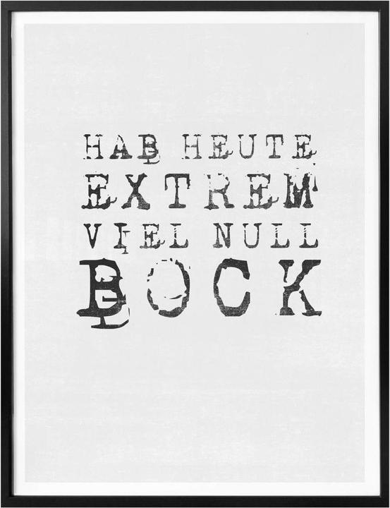 Actual product image Trenddeko Have today extremely much zero Bock (30 x 40 cm)