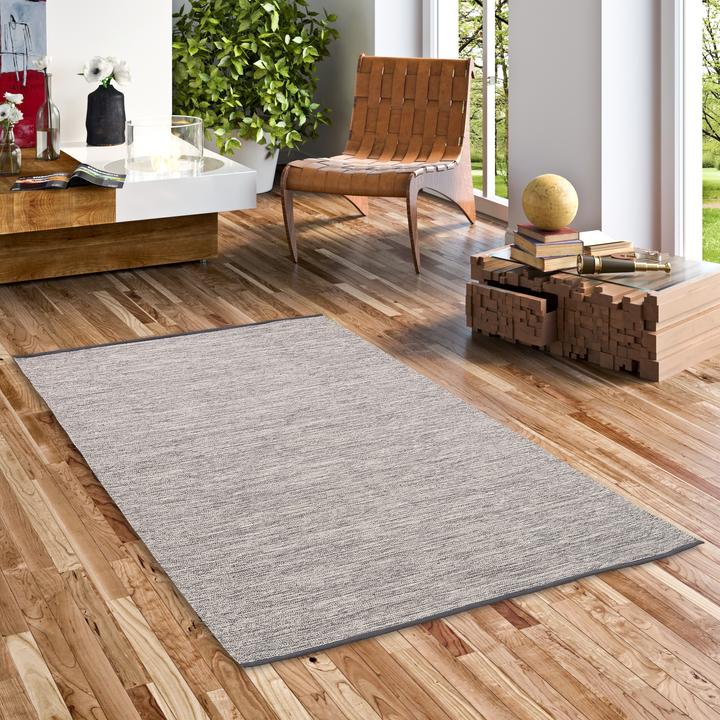 Produktbild Pergamon Baumwolle Natur Kelim Teppich Easy Meliert (120 x 180 cm)