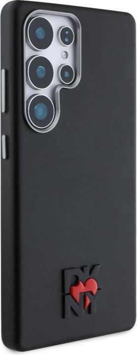 Actual product image DKNY Leather Heart of NY Case for Samsung Galaxy S25 Ultra - Black (Samsung Galaxy S25 Ultra)