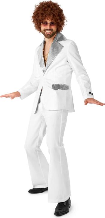 Actual product image OppoSuits Disco Suit white party suit (S)