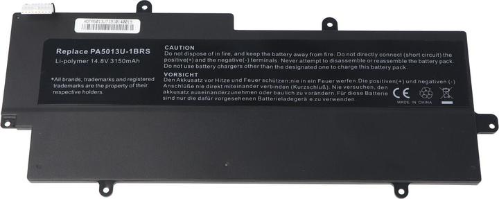 Produktbild Toshiba Akku Portege Z830 Ultrabook Akku, Z835, Z930, Z935, PA5013U, PA5013U-1BRS (4 Zellen, 3000 mAh)