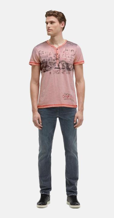 Produktbild Camp David T-Shirt Riding The World I Henley-Kurzarmshirt (XL)