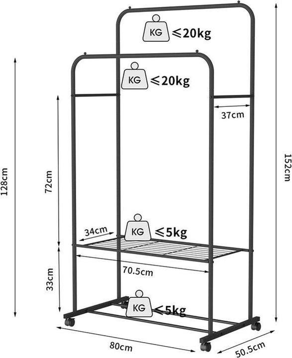 Produktbild Hermex Garderobenständer