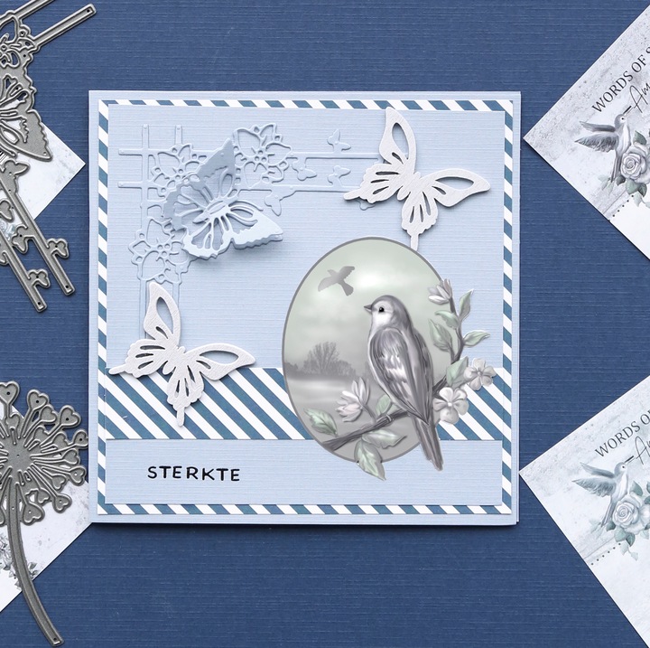 Produktbild Amy Design 3D-Stanzbogen-Set "Words of Sympathy" (2 x)