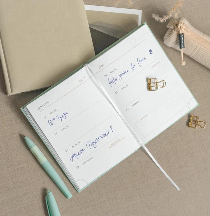 Immagine prodotto Ridoide rido idé Wochenagenda Design Line 2026, Blau (Tedesco)
