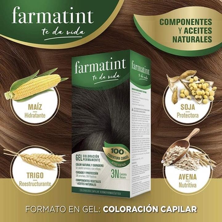 Image du produit Farmatint gel coloración permanente #3n-castaño oscuro (3N)