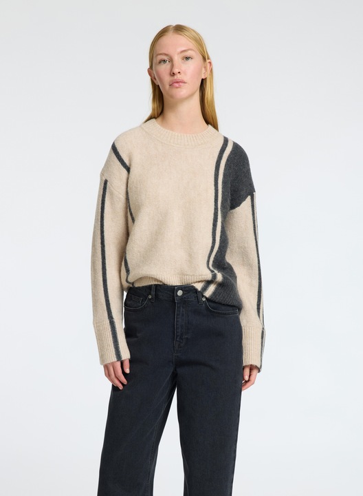 Produktbild Selected Femme Gestreifter Pullover (L)