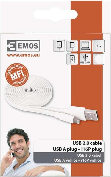 Immagine prodotto Emos 1m USB 2.0 (1 m, USB 2.0, 12 W)