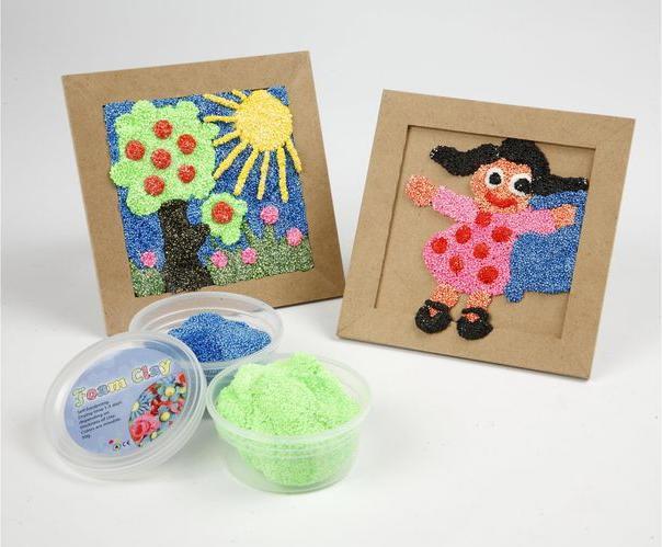 Immagine prodotto Creativ Company Set di modelli in schiuma di argilla colori assortiti