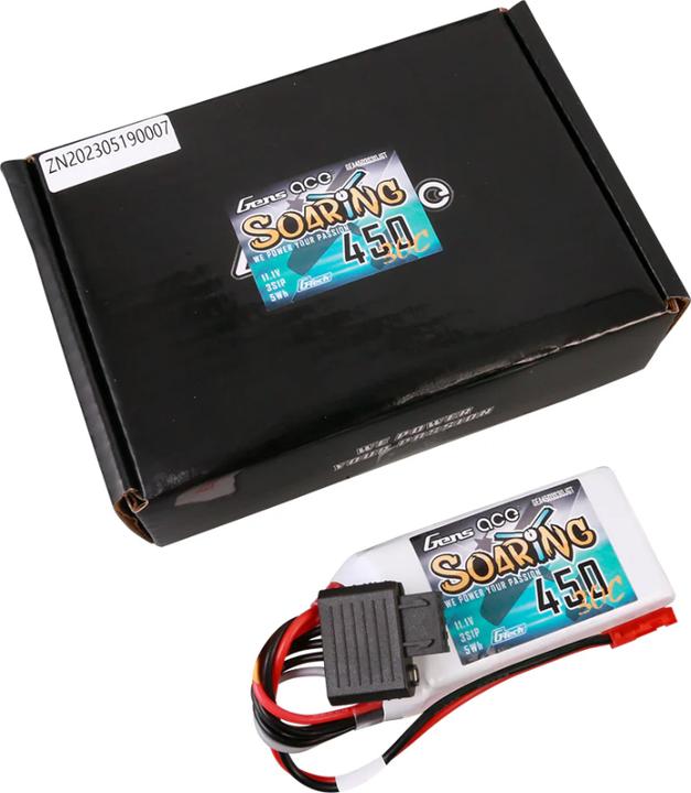 Produktbild Gens Ace G-Tech Soaring 450mAh 11.1V 30C 3S1P Lipo Battery (11.10 V, 450 mAh)
