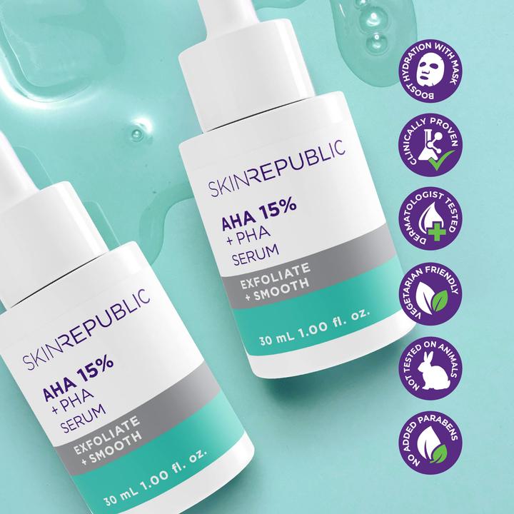 Image du produit Skin Republic AHA 15% (30 ml)