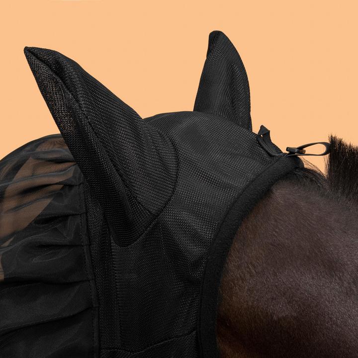 Actual product image Fouganza Fly mask horse polyester