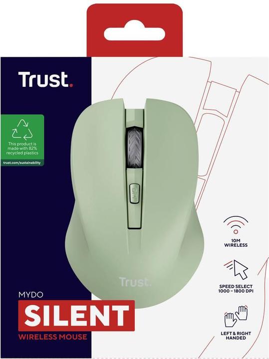 Produktbild Trust Mydo Silent Wireless Mouse Gree (Kabellos)