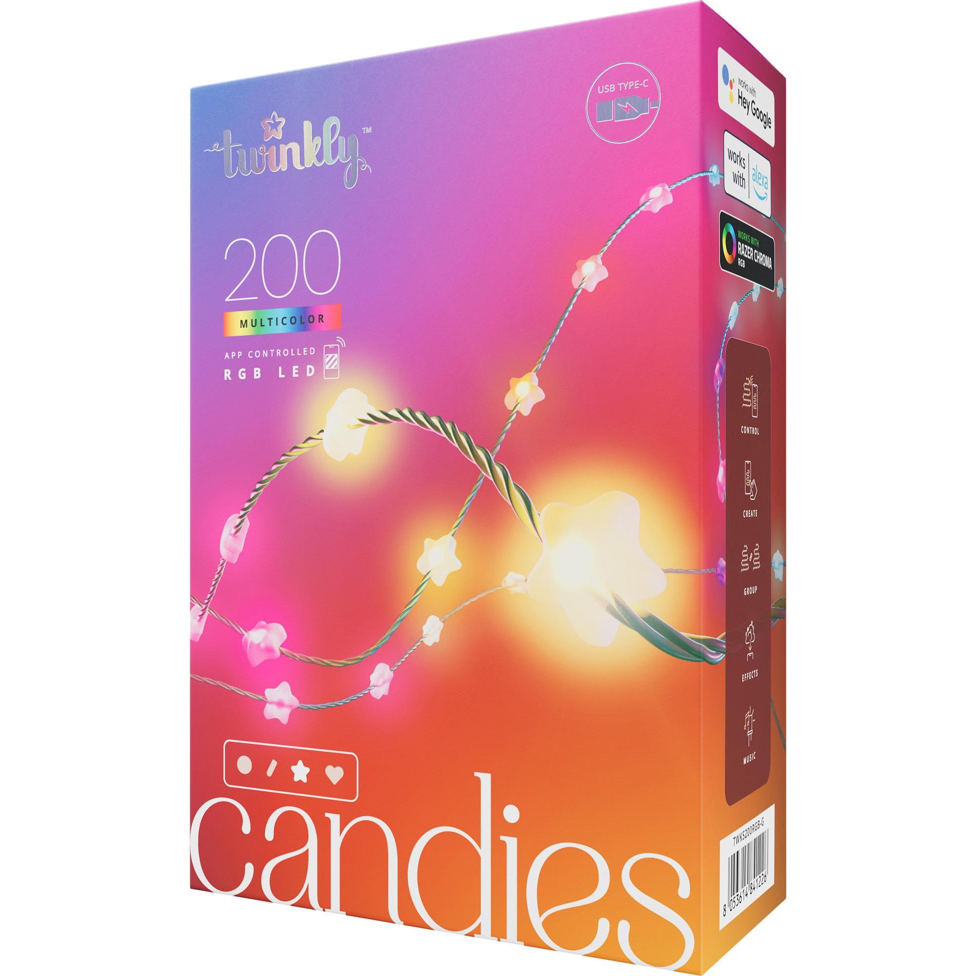 Thumbnail - Twinkly, Lichterkette, Candies (12 m)