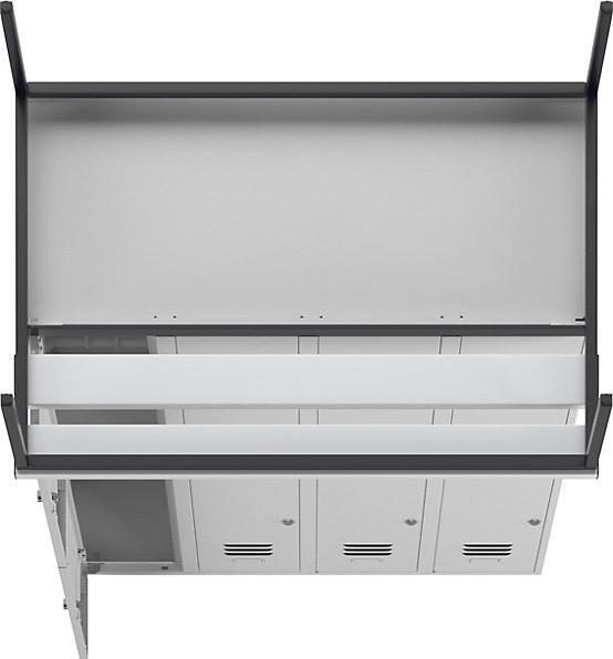 Actual product image Wolf Half-height wardrobe with bench underframe (120 cm, 214 cm)