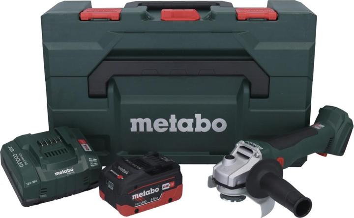 Actual product image Metabo W 18 L BL 9-125 Battery angle grinder 18 V 125 mm Brushless + 1x battery 5.5 Ah + charger + m (125 mm)