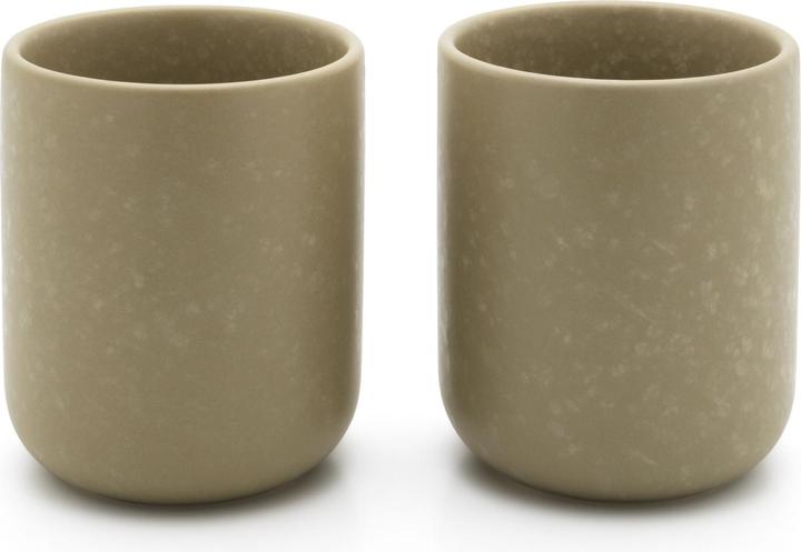 Actual product image Bredemeijer Tea mug Umea 200ml beige with coaster 142025 (200 ml, 2 x)