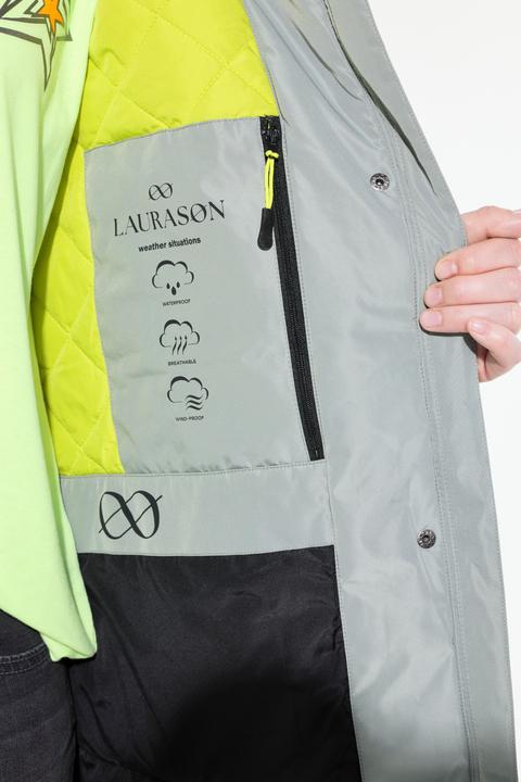 Produktbild Laurasøn Lange Funktionsjacke, Kapuze, 2-Wege-Zipper (XXL)