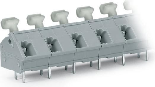 Actual product image Wago 256-616/334-000 Klm. -strip w. weighted connectors 2 solder pins/pole 16-pin, g