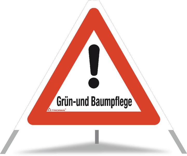 Triopan Faltsignal Grün- und Baumpflege