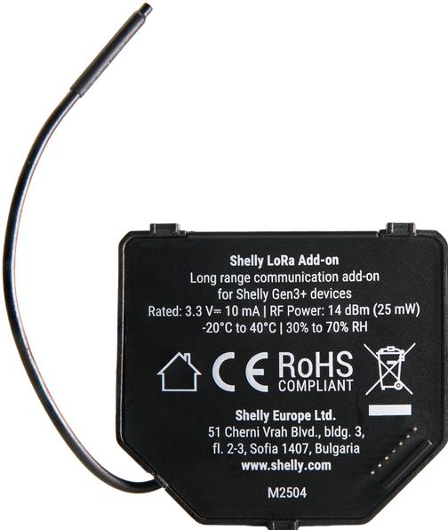 Actual product image Shelly LoRa Add-on