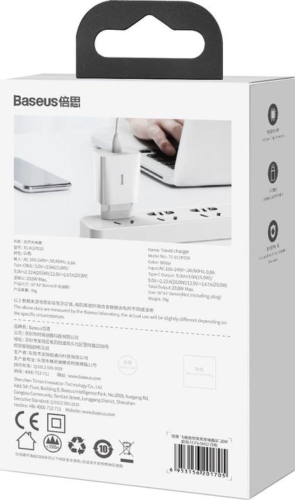 Produktbild Baseus Speed Mini (20 W)