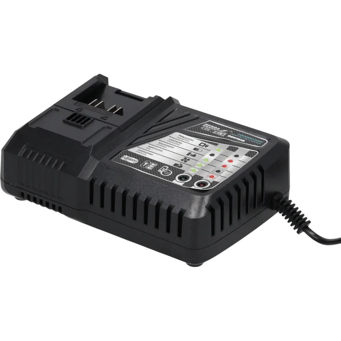 Dedra, Werkzeugakku + Ladegerät, Ładowarka DED7039 (20 V)