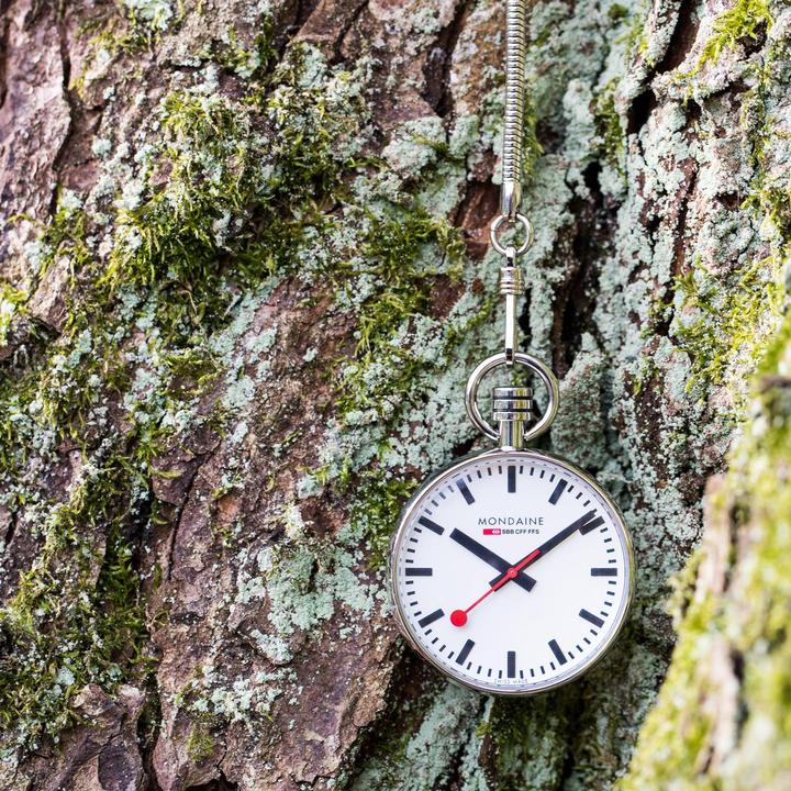 Immagine prodotto Mondaine Taschenuhr (Orologio da polso analogico, Orologio tascabile, Fatto in Svizzera, 43 mm)