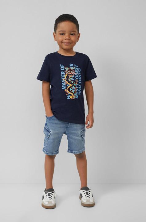Actual product image S.Oliver T-Shirt Jersey-T-Shirt mit Frontprint (92)