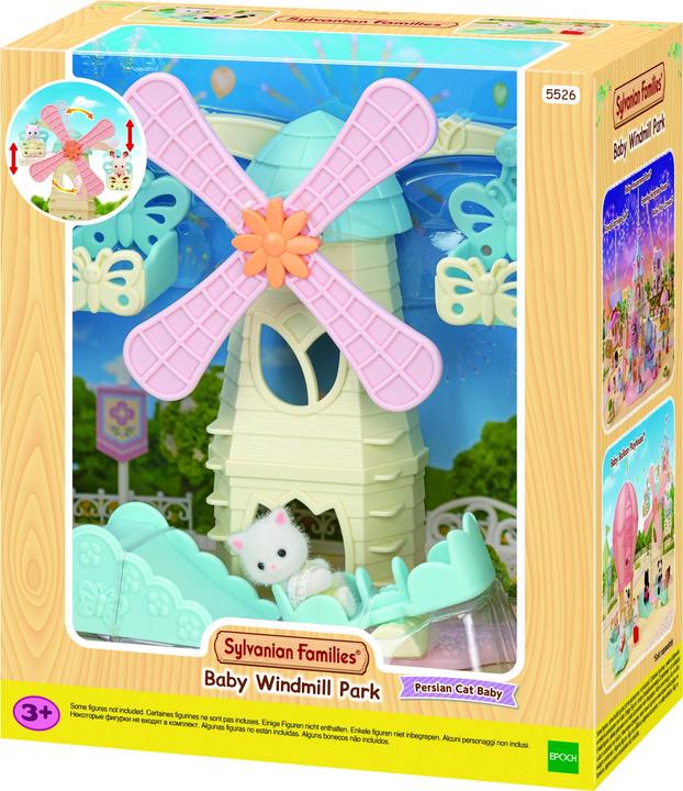 Image du produit Sylvanian Families Parc du moulin à vent pour bébés