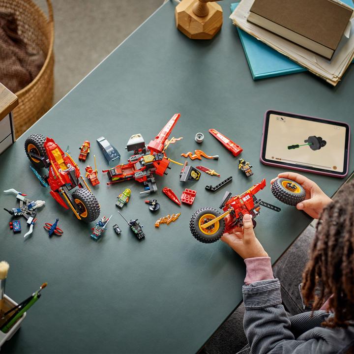 Actual product image LEGO Ninja action racer (71844, LEGO Ninjago)