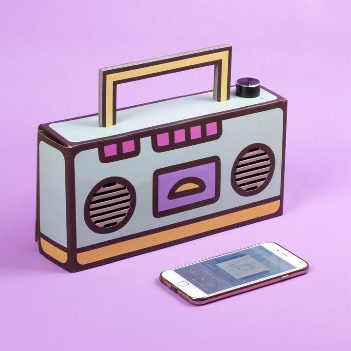Actual product image Pusheen DIY Bluetooth Lautsprecher Boombox (Battery operated)