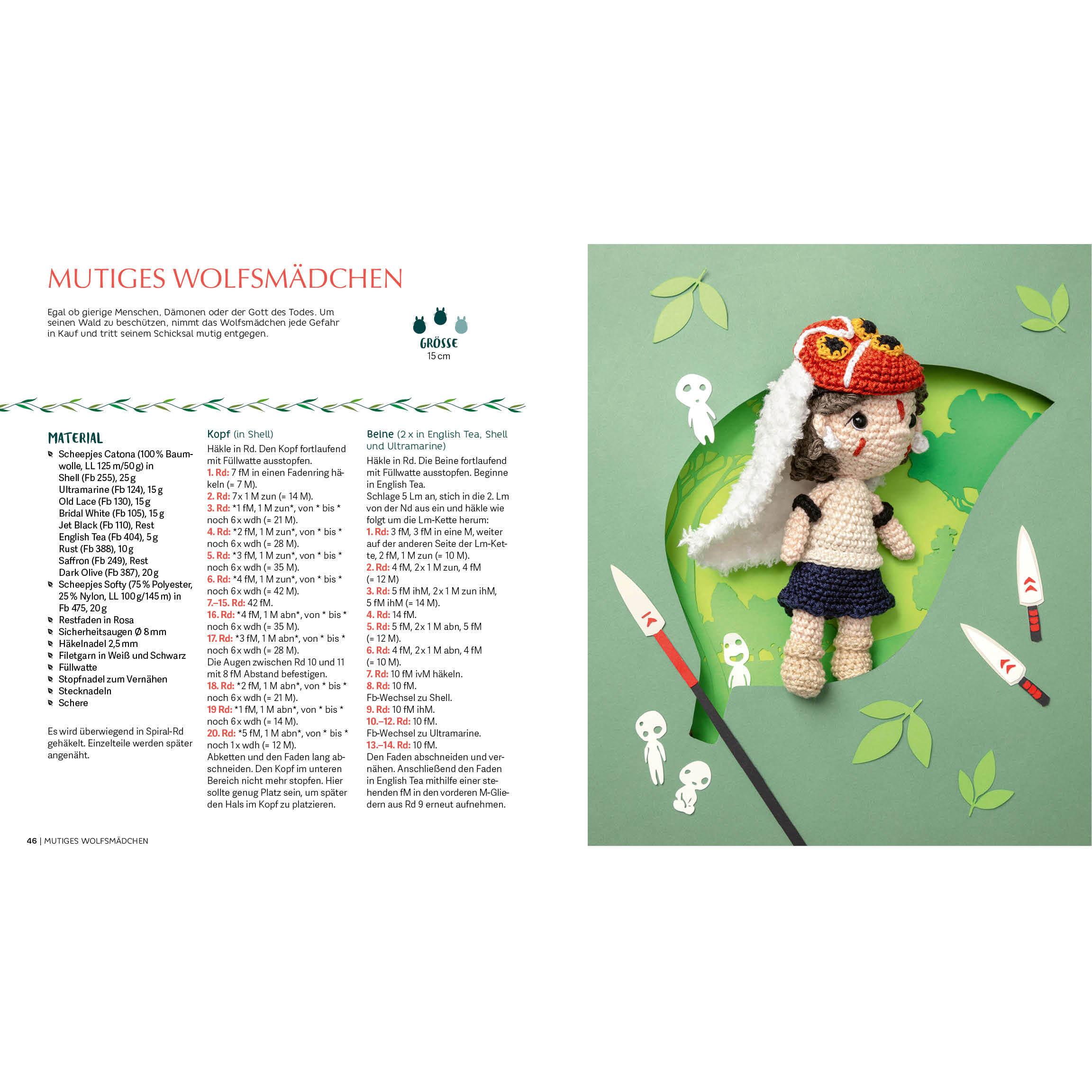 Thumbnail - Das inoffizielle Ghibli-Häkelbuch - 23 zauberhafte Amigurumis für Fans des legendären Anime-Studios, Ratgeber von Linda ...