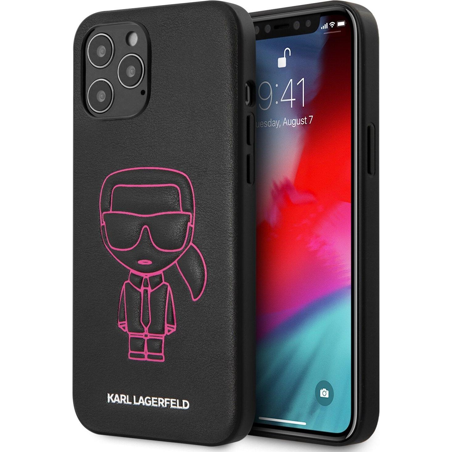 Karl Lagerfeld Case (Apple iPhone 12 Pro Max), Smartphone Hülle, Pink