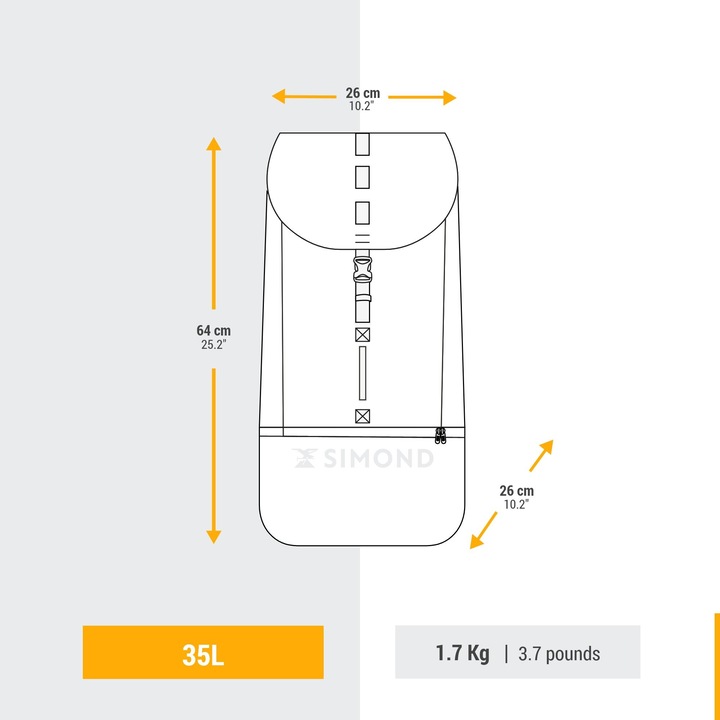 Actual product image Simond CANYON 900 (35 l)
