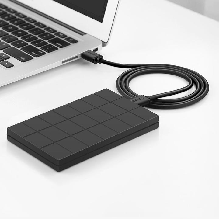 Actual product image Ugreen USB 2.0 M-M cable US102, 1.5m (black) (1.50 m, USB 2.0)