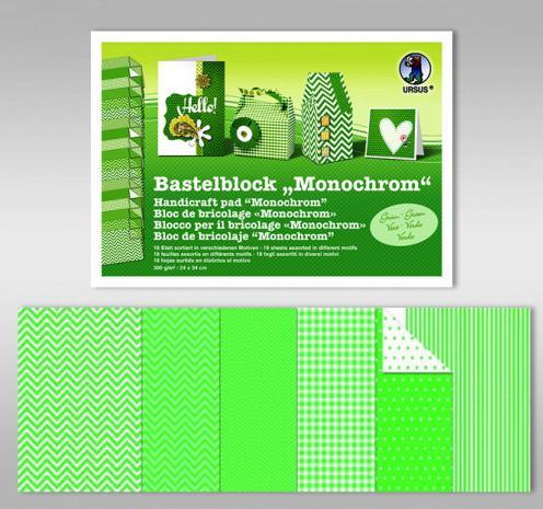 Produktbild Ursus Motivblock Monochrom grün (300 g/m², 1 x)