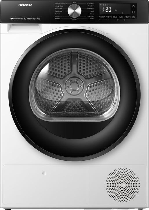 Hisense DH3S902BW3 Sèche-linge 9Kg Classe A (9 kg, Modifiable)