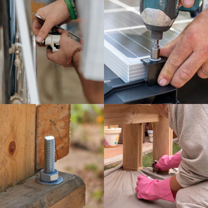 Image du produit Helpmate Sechskantmutter M6, Edelstahl A2, DIN 934 (M6)