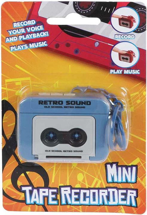 Image du produit Schlüsselanhänger mit Kassettenrekorder – 5,5 cm